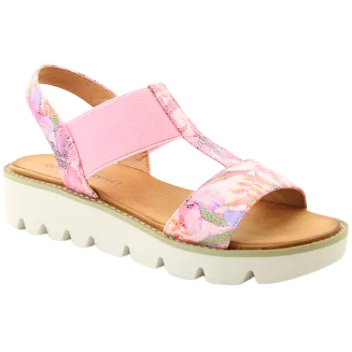 Heavenly Feet Sandals<Wedge Sandals - Ritz - Pink Floral
