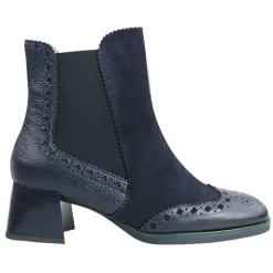 Hispanitas Boots<Block Heeled Ankle Boots - HI243588 - Navy
