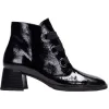 Hispanitas Boots<Block Heeled Ankle Boots- HI243635- Black Patent