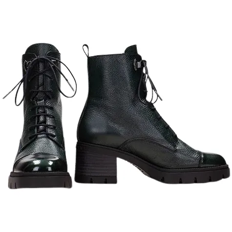 Hispanitas Boots<Block Heeled Ankle Boots - HI243605 - Green