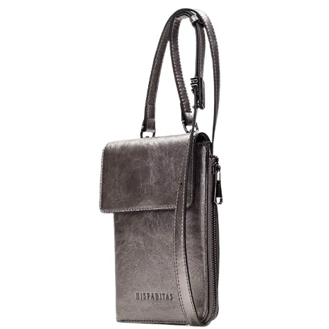 Hispanitas Bags<Ladies Crossbody Phone Bag - BI243529 - Grey