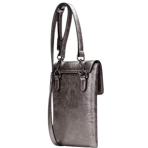 Hispanitas Bags<Ladies Crossbody Phone Bag - BI243529 - Grey
