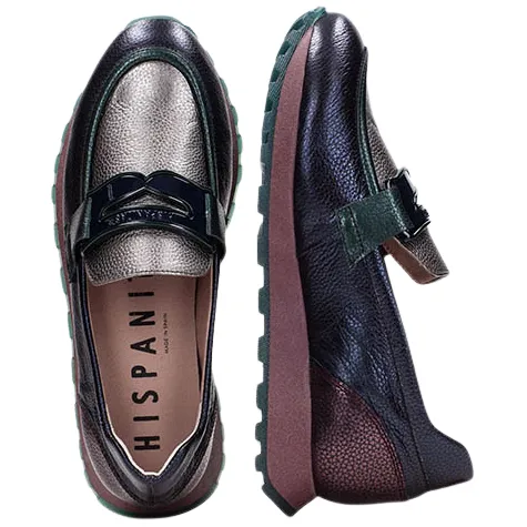 Hispanitas Shoes<Ladies Loafers- CHI243720 - Navy