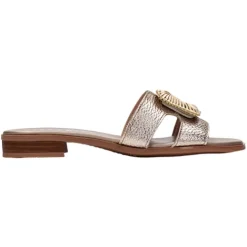 Hispanitas Sandals<Ladies Mules - HV253881 - Gold/Metallic