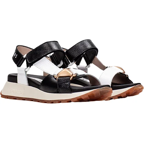 Hispanitas Sandals<Ladies Sandals - CHV253896 - Black/White