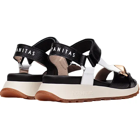 Hispanitas Sandals<Ladies Sandals - CHV253896 - Black/White