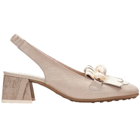 Hispanitas Heels<Ladies Sling Back Heels - HV253945 - Taupe
