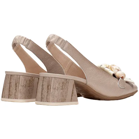 Hispanitas Heels<Ladies Sling Back Heels - HV253945 - Taupe