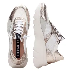 Hispanitas Trainers<Ladies Trainers - CHV253819 - Beige / Gold