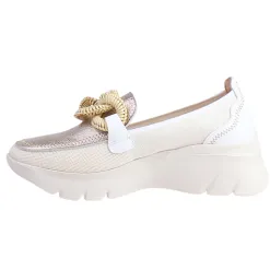 Hispanitas Shoes<Ladies Wedge Loafers - HV254050 - White