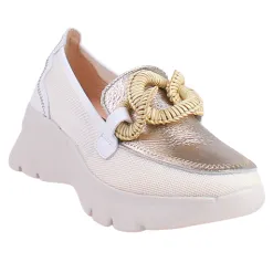 Hispanitas Shoes<Ladies Wedge Loafers - HV254050 - White