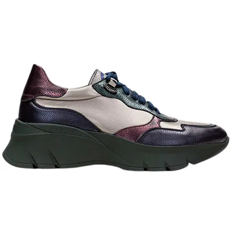 Hispanitas Trainers<Ladies Wedge Trainers - CHI243617 - Navy Multi