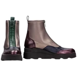 Hispanitas Boots<Wedge Ankle Boots - CHI243711 - Navy Multi