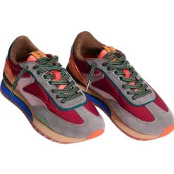 Hoff Trainers<Ladies Trainers - The James 22403003 - Grey/Burgundy