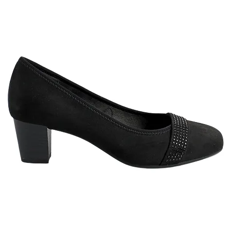 Jana Heels<Block Heeled Pumps - 22465-41 - Black