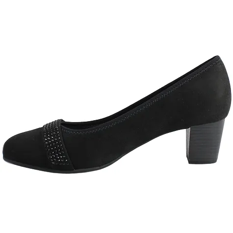 Jana Heels<Block Heeled Pumps - 22465-41 - Black