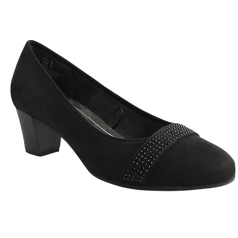 Jana Heels<Block Heeled Pumps - 22465-41 - Black