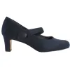 Jana Heels<Cross Strap Pumps - 22473-41 - Navy