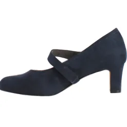 Jana Heels<Cross Strap Pumps - 22473-41 - Navy
