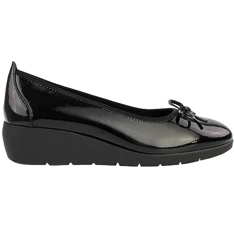 Jana Shoes<Wedge Pumps - 22162-43 - Black Patent
