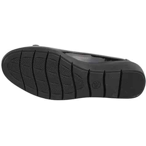 Jana Shoes<Wedge Pumps - 22162-43 - Black Patent