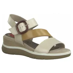Jana Sandals<Wedge Sandals - 28216-28 - Beige