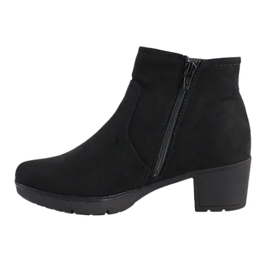 Jana Boots<Block heeled Ankle Boots - 26489-43 - Black