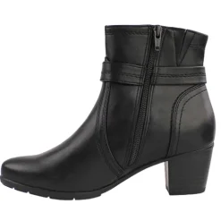 Jana Boots<Block Heeled Ankle Boots - 25363-43 - Black