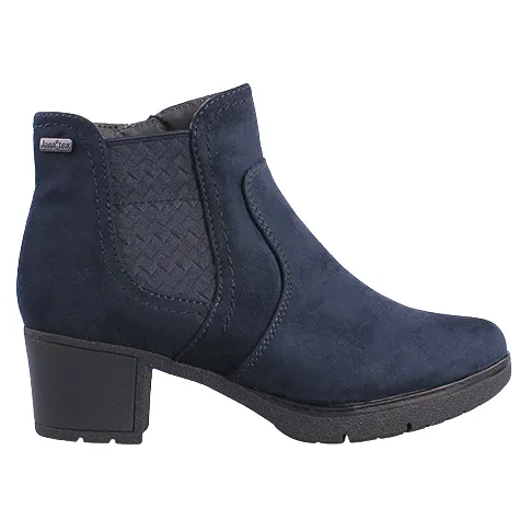 Jana Boots<Block Heeled Ankle Boots - 26489-43 - Navy