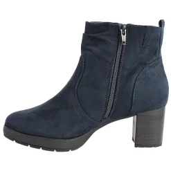 Jana Boots<Block Heeled Ankle Boots - 26378-43 - Navy