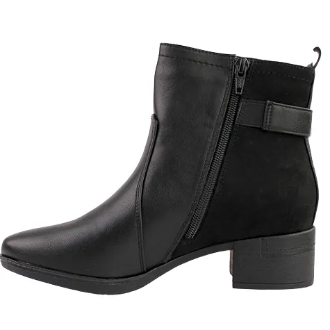 Jana Boots<Block Heeled Ankle Boots - 25374-43 - Black