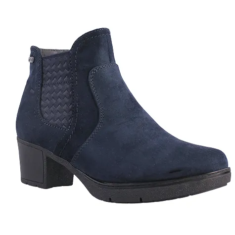 Jana Boots<Block Heeled Ankle Boots - 26489-43 - Navy