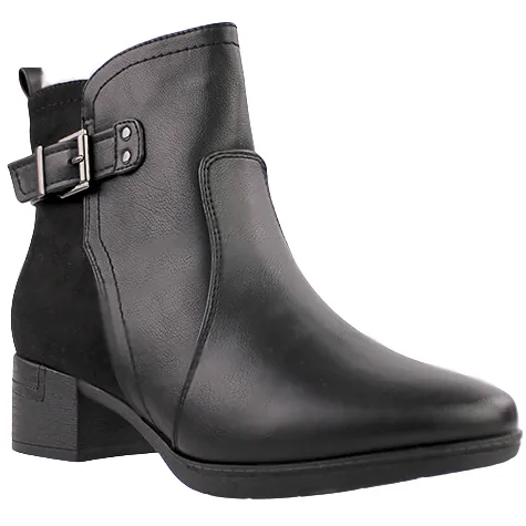 Jana Boots<Block Heeled Ankle Boots - 25374-43 - Black