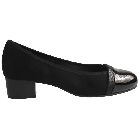 Jana Heels<Block Heeled Pumps - 22366-41 - Black