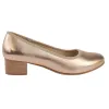 Jana Heels<Block Heeled Pumps - 22360-42 - Gold
