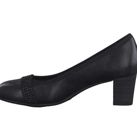Jana Heels<Block Heeled Pumps - 22464-41 - Black