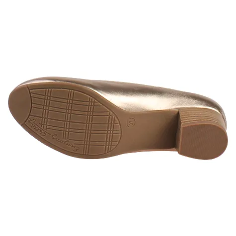Jana Heels<Block Heeled Pumps - 22360-42 - Gold
