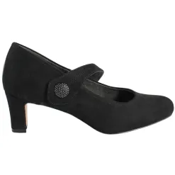 Jana Heels<Cross Strap Pumps - 22473-41 - Black