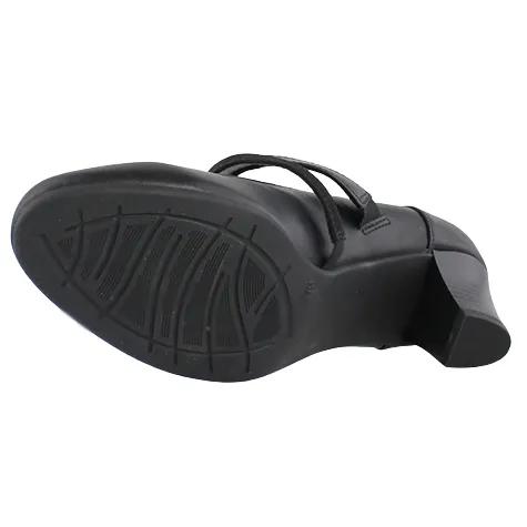 Jana Heels<Cross Strap Pumps - 24465-43 - Black