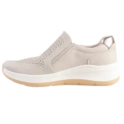 Jana Trainers<Ladies Wedge Trainers - 24767-44 - Beige