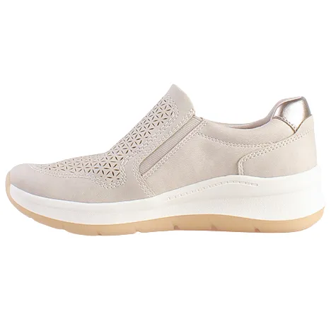 Jana Trainers<Ladies Wedge Trainers - 24767-44 - Beige