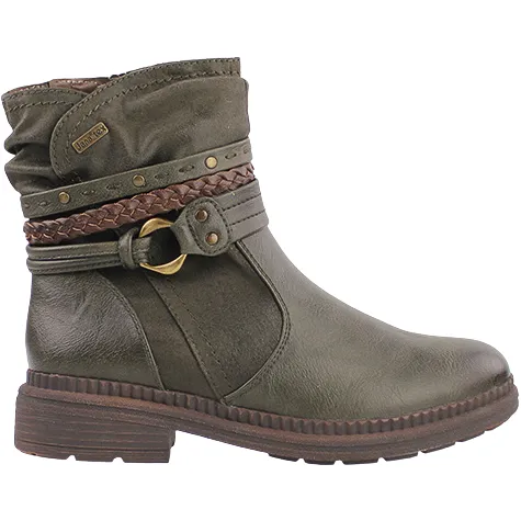 Jana Boots<Ladies Ankle Boots - 25464-43 - Olive