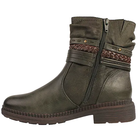 Jana Boots<Ladies Ankle Boots - 25464-43 - Olive