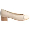 Jana Heels<Ladies Block Heeled Pumps - 22367-42 - Beige