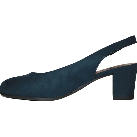 Jana Heels<Ladies Block Heels - 29460-42 - Navy Suede