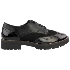 Jana Shoes<Ladies Brogues - 23770-43 - Black