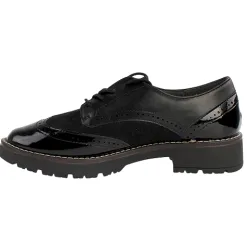 Jana Shoes<Ladies Brogues - 23770-43 - Black