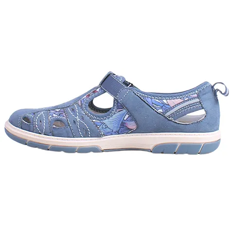 Jana Shoes<Ladies Cross Strap Shoes - 23671-44 - Blue