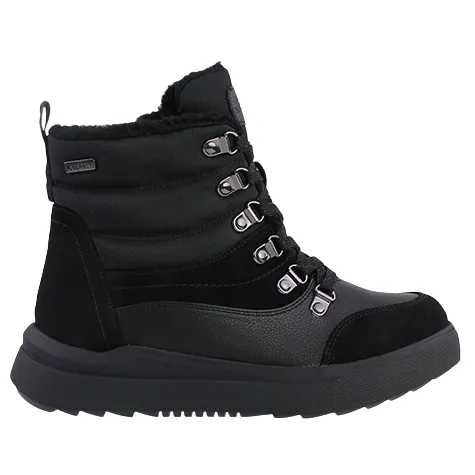 Jana Boots<Ladies Lace Up Ankle Boots - 26270-43 - Black