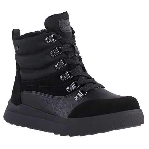 Jana Boots<Ladies Lace Up Ankle Boots - 26270-43 - Black